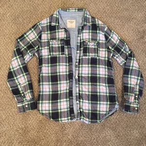 Abercrombie & Fitch plaid flannel
